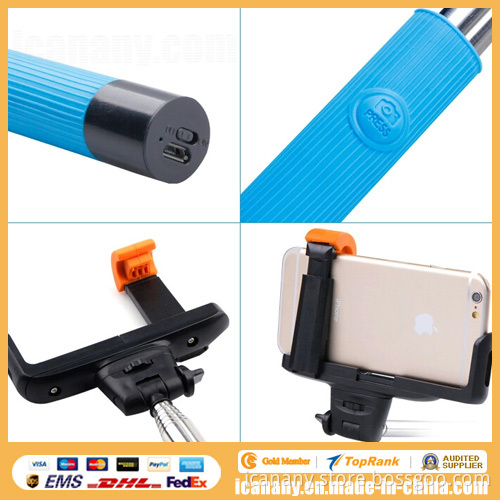 Kjstar Wireless Selfie Stick Monopod for iPhone/Samsung (Z07-5)